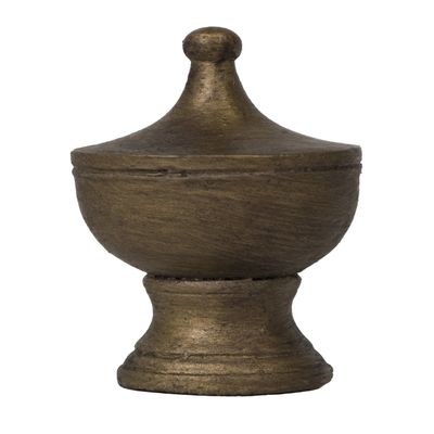 Urbanest Urn Lamp Finial, 1 3/4-inch Tall, Antique Gold