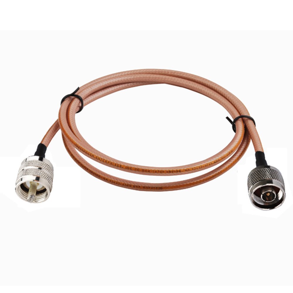 100cm RF Coaxial Connector Crimp N Male to UHF Male PL-259 PL259 Adapter for RG400 Cable Ships from USA