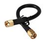 1.6ft Rf Connector SMA Plug to Rp-SMA Male Straight Assembly Extension Coaxial Cable Rg58 50cm for Wireless Antenna Ships from USA view 1