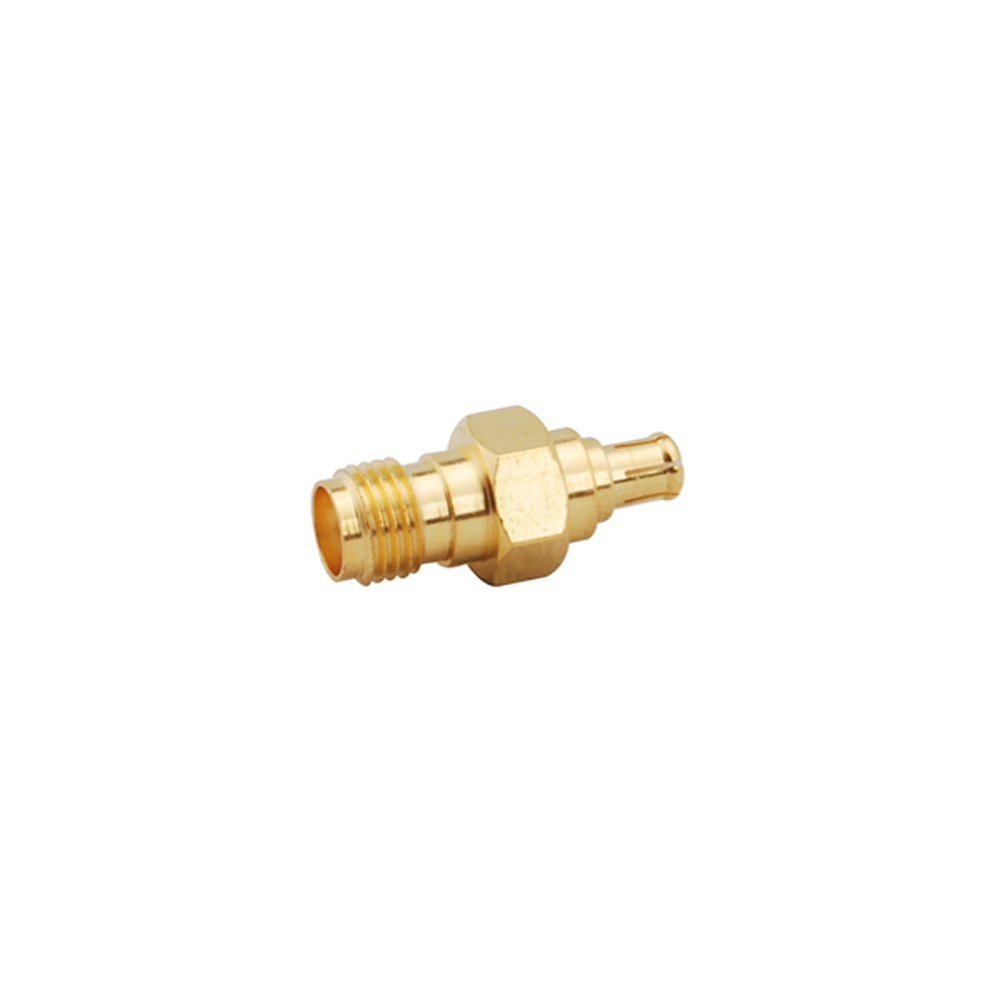 2pcs Rf Terminal Connector Mcx-SMA Adapter SMA Female to Mcx Male Straight for Wireless Antenna Ships from USA