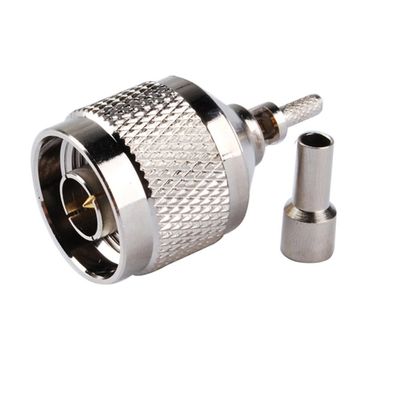 2pcs RF Connector Adapter Coaxial N Male Crimp for RG174 RG316 Cable Ships from USA