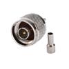 2pcs RF Connector Adapter Coaxial N Male Crimp for RG174 RG316 Cable Ships from USA view 2