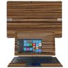 MightySkins Skin Compatible with Lenovo MIIX 510 12.2" wrap Cover Sticker Skins Dark Zebra Wood view 1