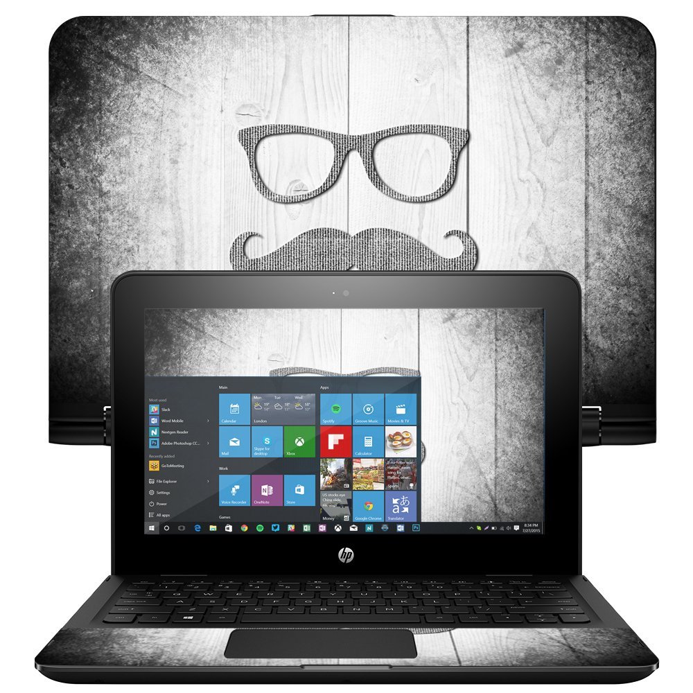 MightySkins Skin Compatible with HP x360 Convertible 11" (2017) wrap Cover Sticker Skins Hipster