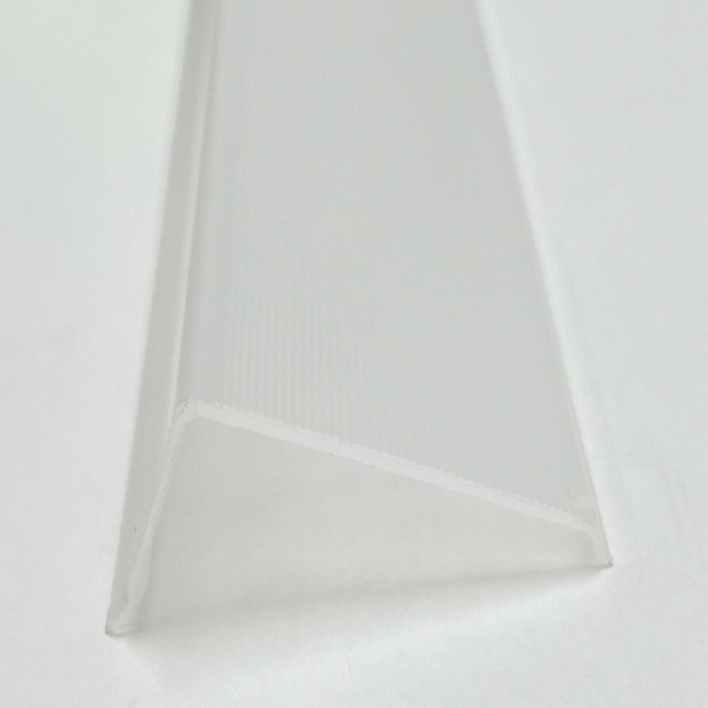 Import by ilumina Lighting OEM 18" Lens Diffuser Under Cabinet Replacement Cover Narrow L-18 x W-1-15/16 x H-15/16 Angled Edge
