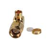 2pcs RF Connector Adapter Coaxial SMA Male Right Angle Solder for RG402 .141" Cable Ships from USA view 1