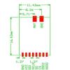 5pcs 2.4G wireless module cc2500 view 4