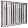 Master Flow 8 in. H x 16 in. W Mill Aluminum Foundation Vent view 1