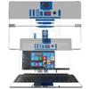 MightySkins Skin Compatible with Lenovo MIIX 510 12.2" wrap Cover Sticker Skins Cyber Bot view 1