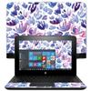 MightySkins Skin Compatible with HP x360 Convertible 11" (2017) wrap Cover Sticker Skins Blue Petals view 1