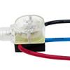ZE-110 3 Wire Pull Light Switch Replacement Repair Kit 2 Circuit 6A 125VAC 3A 250VAC for Ceiling Fans, Wall Sconces, Floor Lamps, Table Lamps, Vanity Lights, Light Fixtures - Black Nickel Finish view 2