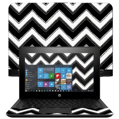 MightySkins Skin Compatible with HP x360 Convertible 11" (2017) wrap Cover Sticker Skins Chevron Style