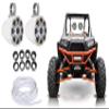 (2) Kicker 45KM654L Marine LED Speakers Bundle with Pair Kicker 12KMTESW Marine Tower Enclosures, Kicker KMTAP Adapter Pack Tower Enclosures and Rockville Marine 16G50 OFC Speaker Wire view 1