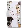 Bcov Case for iPod Touch 7/iPod Touch 6,Bcov White Black Cute Cat Wallet Flip Leather Cover Case with Credit Card ID Card Slot Holder Kickstand for iPod Touch 7/6/5 view 3