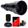 650-1300mm f/8-16 Telephoto Lens Kit for Nikon D3X D810 D800 D7000's D5000's D3000's view 1