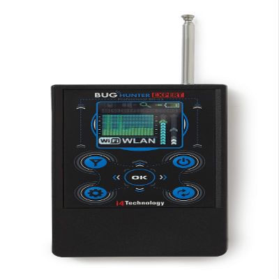 i4 Technology Anti Spy Bug Detector | Professional RF Signal Detector | High Sensitive Spy Bug Sweeper | Search for GPS Tracker, Mobile Phones, Wi-Fi, 3G, 4G, GSM BH-03 Expert | FCC, CE and ICES