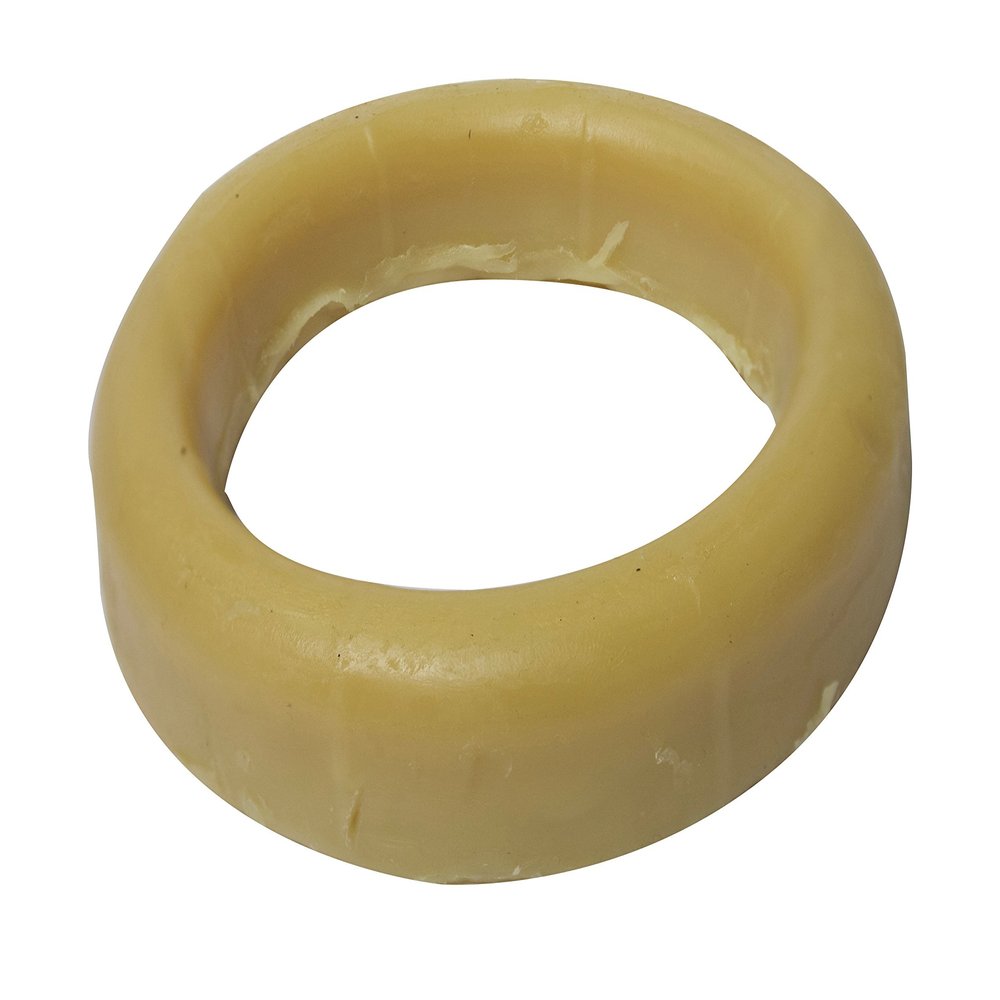 Plumb Pak K836-1 Standard Toilet Wax Gasket, For Use With 3 In Or 4 In Waste Lines, No Size, Honey Yellow
