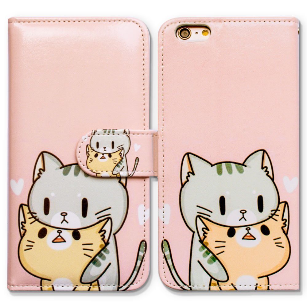 Bcov Case for iPod Touch 7/iPod Touch 6,Bcov Green Cat Yellow Cat Wallet Flip Leather Cover Case with Credit Card ID Card Slot Holder Kickstand for iPod Touch 7/6/5
