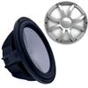 Wet Sounds Revo 12" Subwoofer & Grill - Black Subwoofer & Silver XS Grill - 2 Ohm view 1