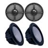 Wet Sounds Two Revo 10" Subwoofers & Grills - Black Subwoofers & Black Closed Face XW Grills - 4 Ohm view 1