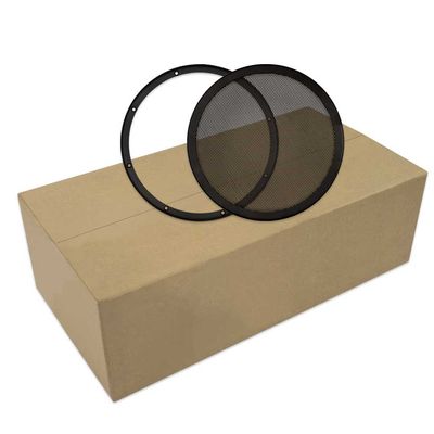 Goldwood Sound, Inc. Monitor Subwoofer Part, Heavy Duty Steel Mesh Snap On Woofer Grills for 10" Speakers 24 Grill Pack (SG-M10-24)