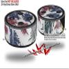 Skin Wrap Decal Set 2 Pack for Amazon Echo Dot 2 - Floating Coral White (2nd Generation ONLY - Echo NOT Included) view 2