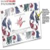 Skin Wrap Decal Set 2 Pack for Amazon Echo Dot 2 - Floating Coral White (2nd Generation ONLY - Echo NOT Included) view 3