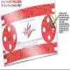 Skin Wrap Decal Set 2 Pack for Amazon Echo Dot 2 - Sea Shells 02 Coral (2nd Generation ONLY - Echo NOT Included) view 3
