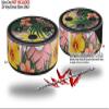 Skin Wrap Decal Set 2 Pack for Amazon Echo Dot 2 - Beach Flowers 02 Pink (2nd Generation ONLY - Echo NOT Included) view 2