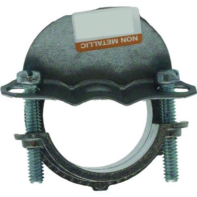 Halex 2 In. Non-Metallic Clamp Connector - 1 Each