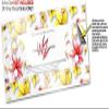 Skin Wrap Decal Set 2 Pack for Amazon Echo Dot 2 - Beach Flowers White (2nd Generation ONLY - Echo NOT Included) view 3