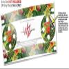Skin Wrap Decal Set 2 Pack for Amazon Echo Dot 2 - Famingos and Flowers Sage Green (2nd Generation ONLY - Echo NOT Included) view 3