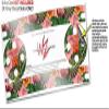 Skin Wrap Decal Set 2 Pack for Amazon Echo Dot 2 - Famingos and Flowers Pink (2nd Generation ONLY - Echo NOT Included) view 3