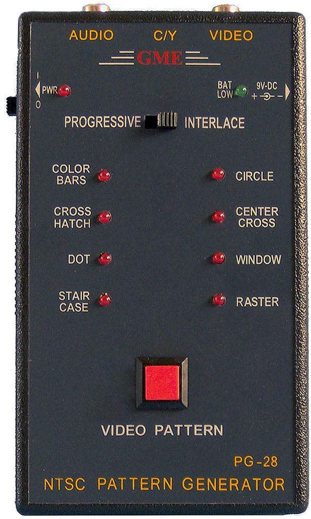 GME PG-28 Portable Video Test Pattern Generator for TV and NTSC Monitor, Designed and Engineered in The USA