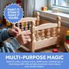 Wooden Baluster Spindles 5-3/4", Pack of 25 Wood Spindles for Crafts, Woodworking, and Furniture, by Woodpeckers view 4