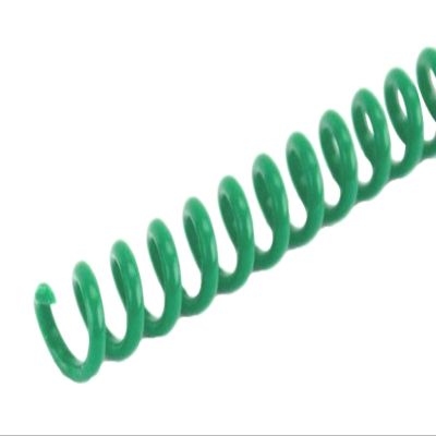 Spiral Binding Coils 7mm x 381mm (9/32 x 15-inch) 4:1 [pk of 100] Legal Size; Color: Green (PMS 340 C)