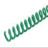 Spiral Binding Coils 7mm x 381mm (9/32 x 15-inch) 4:1 [pk of 100] Legal Size; Color: Green (PMS 340 C) view 1
