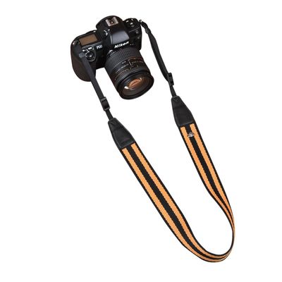 Cam 2-in-1 (Cam In) Camera Strap Series A09 Universal Notebook B0802 Black/Yellow Combination of Cotton cam8195
