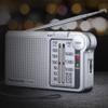 Panasonic RF-P150DEG-S Pocket FM/AM Radio with Digital Tuner, Auto Frequency Control, Large Dial Scale, Fluorescent Pointer, Battery Operated, Silver view 3