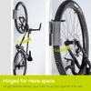 Swivel Bike Wall Mount by Delta Cycle - Garage Bike Rack Swings 90 Degrees For More Floor Space - Bike Wall Hanger With Rear Tire Tray - Vertical Bike Rack Holds Any Bike Up To 40 lbs view 4