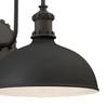 THE GREAT OUTDOORS 71251-66 Escudilla Outdoor Wall Mount, 1-Light, 100 Total Watts, 12-in H x 11.75-in W, Coal Black view 2