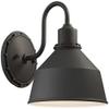 The Great Outdoors 71241-66 Mantiel Outdoor Wall Mount, 1-Light, 100 Total Watts, 8-in H x 9.75-in W, Coal Black view 4