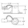 4-Inch Remodel Recessed LED Downlight Kit, Satin Nickel, 3000K view 2