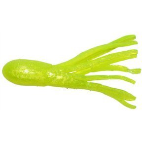 Arkie Lures TU-1-54-15 1" Salt Dipped Tubes- #54 Pearltreuse- 15 Pack