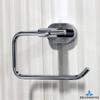 Blossom Chrome Toilet Tissue Holder Wall Mounted Solid Brass Bathroom Toilet Paper Holder with Polished Chrome Finish Durable Contemporary Accessory for Toilet & Washroom view 3