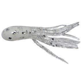 Arkie Lures TU-15-15-15 1.5" Salt Dipped Tubes- #15 White Sparkle- 15 Pack