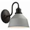 Minka Lavery Outdoor Wall Light 71241-295 Mantiel Exterior Wall Lantern, 1-Light 100 Watts, Sand Silver view 2