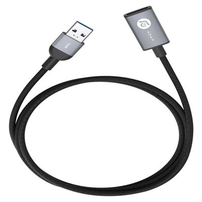 Adam Elements Peak AFM13 USB 3.1 Compatible USB Type-A (Male)-USB Type-A (Female) Adapter Cable 120 cm Gray