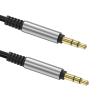 GEEKRIA Audio Cable Compatible with Sony WH-1000XM6/1000XM5, ULT WEAR, XB920N, MDR-1AM2, INZONE H5 Headphones, 1/8" (3.5mm) to 3.5mm Braided Nylon Replacement Stereo Cord (4 ft/1.2 m) view 3