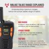 Cobra ACXT145-3 Compact Walkie Talkies - Rechargeable, Lightweight, 22 Channels, Long Range 16-Mile Two-Way Radio Set (3-Pack), Black view 2